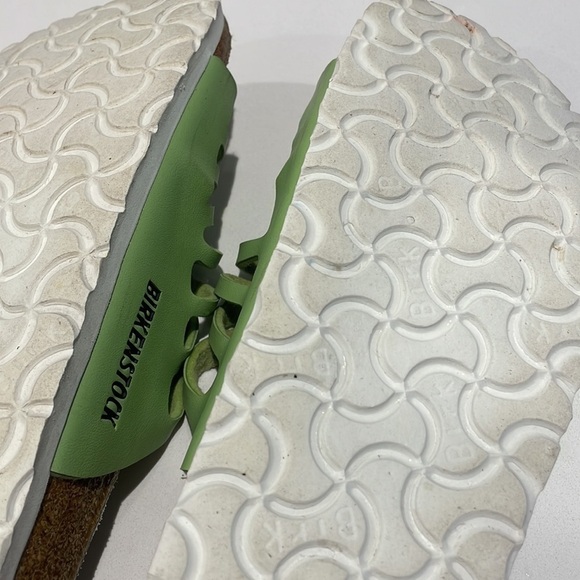 Birkenstock Green Leather Buckle Sandals—Adjustable—GREAT!! Excellent Cond-37 - Picture 7 of 9